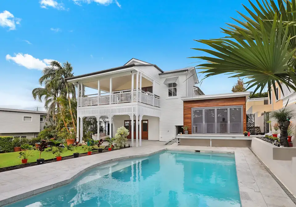 Family house with a garden