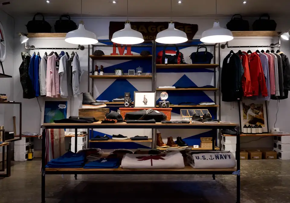 Retail shop interior